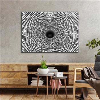 Kunst Thema auf bedrucktem Glas