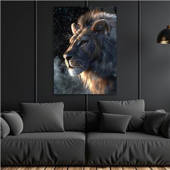 Dikey Doğa Temalı Cam Tablo 338