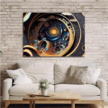 Kunst Thema auf bedrucktem Glas 548