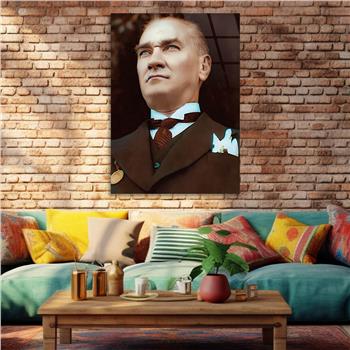 Dikey VatanTemalı Cam Tablo 285