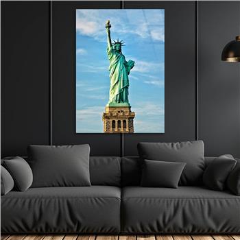 Dikey Doğa Temalı Cam Tablo 281