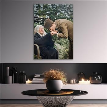 Dikey VatanTemalı Cam Tablo 227