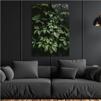 Dikey Sanat Temalı Cam Tablo 488