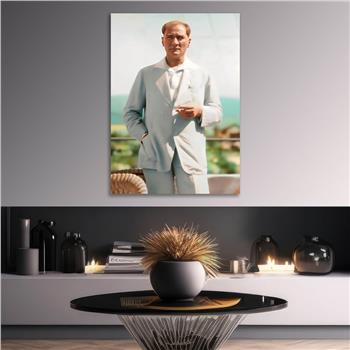 Dikey VatanTemalı Cam Tablo 237