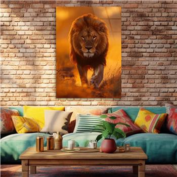 Dikey Doğa Temalı Cam Tablo 342