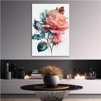 Thema Natur auf bedrucktem Glas