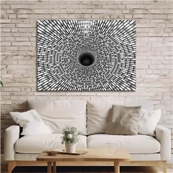 Kunst Thema auf bedrucktem Glas