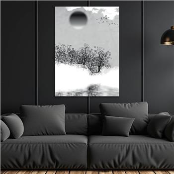 Kunst Thema auf bedrucktem Glas