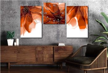 SANAT TEMALI CAM TABLO SAAT SETİ 