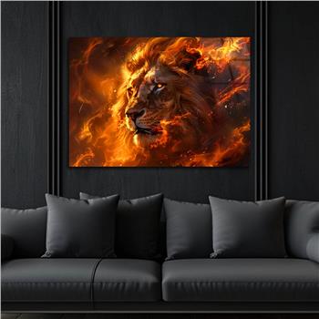 Yatay Doğa Temalı Cam Tablo 453