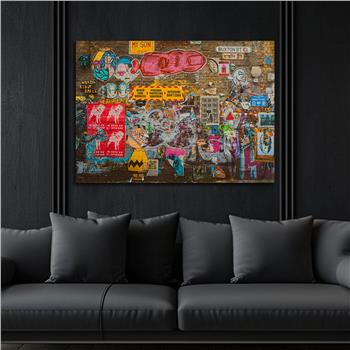 Kunst Thema auf bedrucktem Glas 554