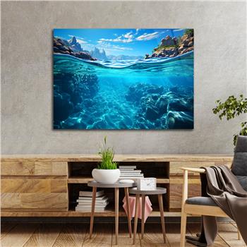 Yatay DoğaTemalı Cam Tablo 410