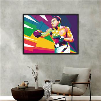 bedrucktes Glas mit Aluminiumrahmen und Kunst Themen 