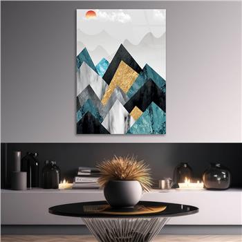 Kunst Thema auf bedrucktem Glas