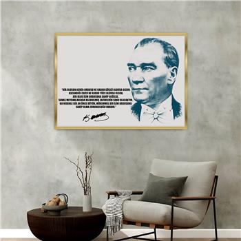 Aluminum-Framed National-Themed Tempered Glass Wall Art 010