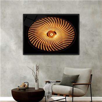 bedrucktes Glas mit Aluminiumrahmen und Kunst Themen 