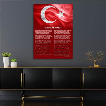 Dikey VatanTemalı Cam Tablo 186