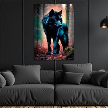 Dikey Doğa Temalı Cam Tablo 436