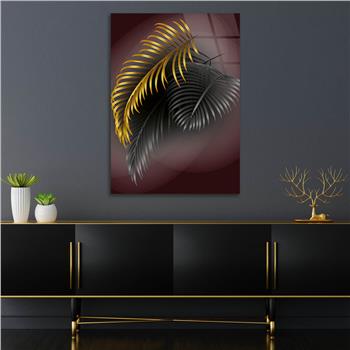 Kunst Thema auf bedrucktem Glas