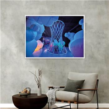 bedrucktes Glas mit Aluminiumrahmen und Kunst Themen 