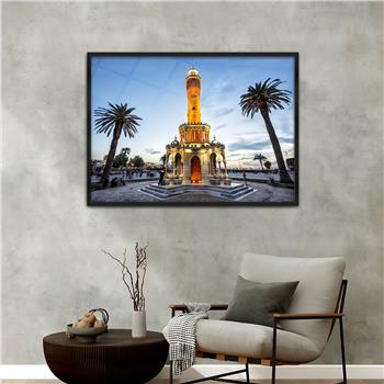 bedrucktes Glas mit Aluminiumrahmen und Natur Themen 