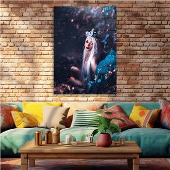 Kunst Thema auf bedrucktem Glas