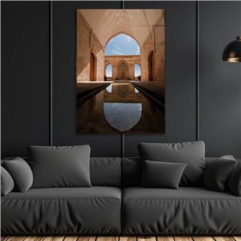 Dikey Sanat Temalı Cam Tablo 329