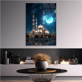 Dikey Dini Temalı Cam Tablo 263