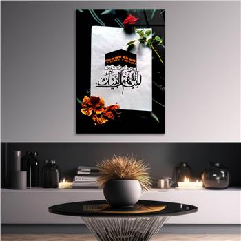 Dikey Dini Temalı Cam Tablo 277