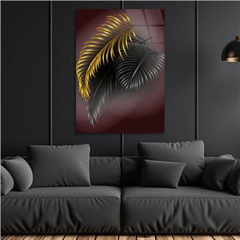 Kunst Thema auf bedrucktem Glas