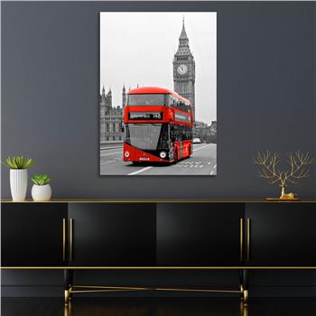 Dikey Doğa Temalı Cam Tablo 227