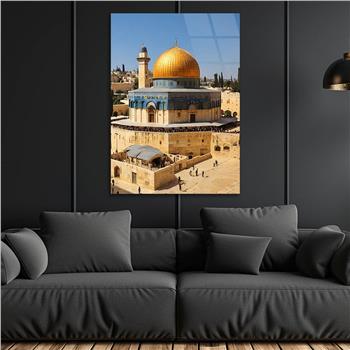 Dikey Dini Temalı Cam Tablo 249