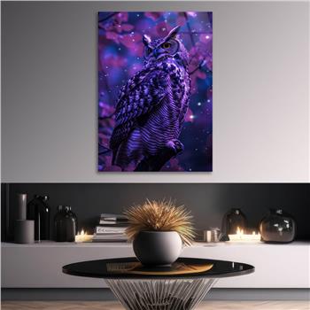 Dikey Doğa Temalı Cam Tablo 391