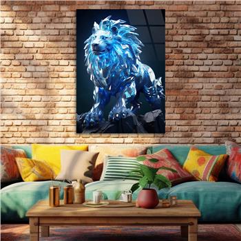 Dikey Doğa Temalı Cam Tablo 357