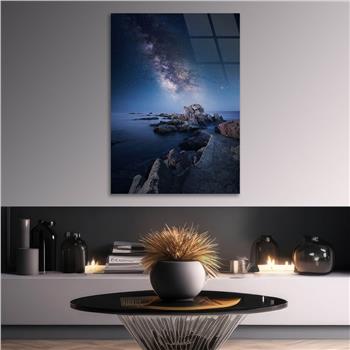 Kunst Thema auf bedrucktem Glas