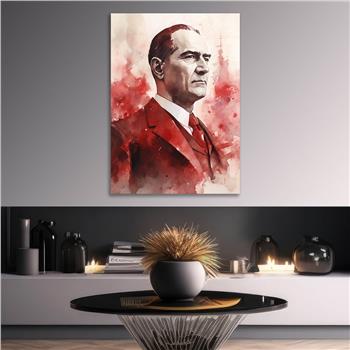 Dikey VatanTemalı Cam Tablo 165