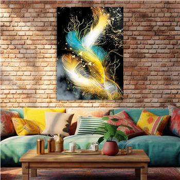 Kunst Thema auf bedrucktem Glas