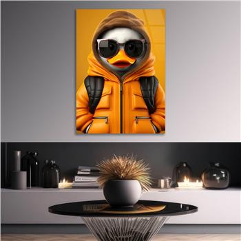 Dikey Doğa Temalı Cam Tablo 446