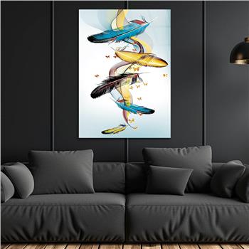 Kunst Thema auf bedrucktem Glas