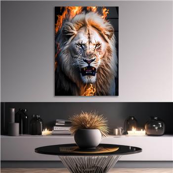 Dikey Doğa Temalı Cam Tablo 328