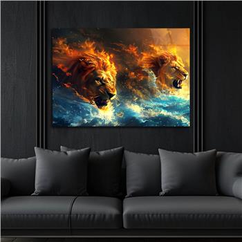 Yatay Doğa Temalı Cam Tablo 439