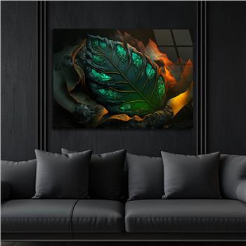 Yatay Sanat Temalı Cam Tablo 587