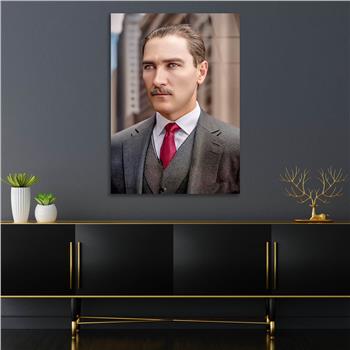 Dikey VatanTemalı Cam Tablo 224