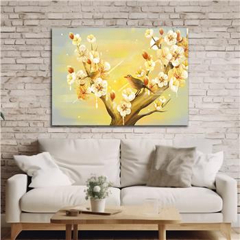 Thema Natur auf bedrucktem Glas