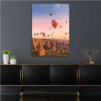 Thema Natur auf bedrucktem Glas