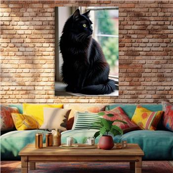 Dikey Doğa Temalı Cam Tablo 423