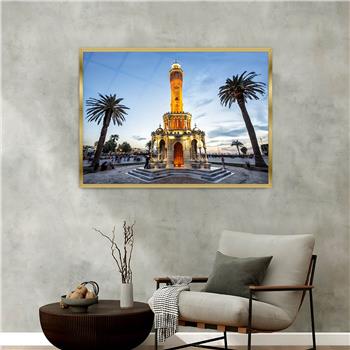 bedrucktes Glas mit Aluminiumrahmen und Natur Themen 