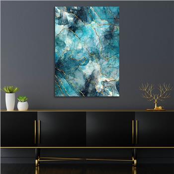 Dikey Sanat Temalı Cam Tablo 507