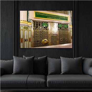 Religiöses Thema auf bedrucktem Glas