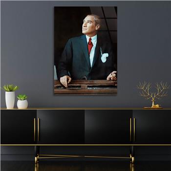 Dikey VatanTemalı Cam Tablo 254